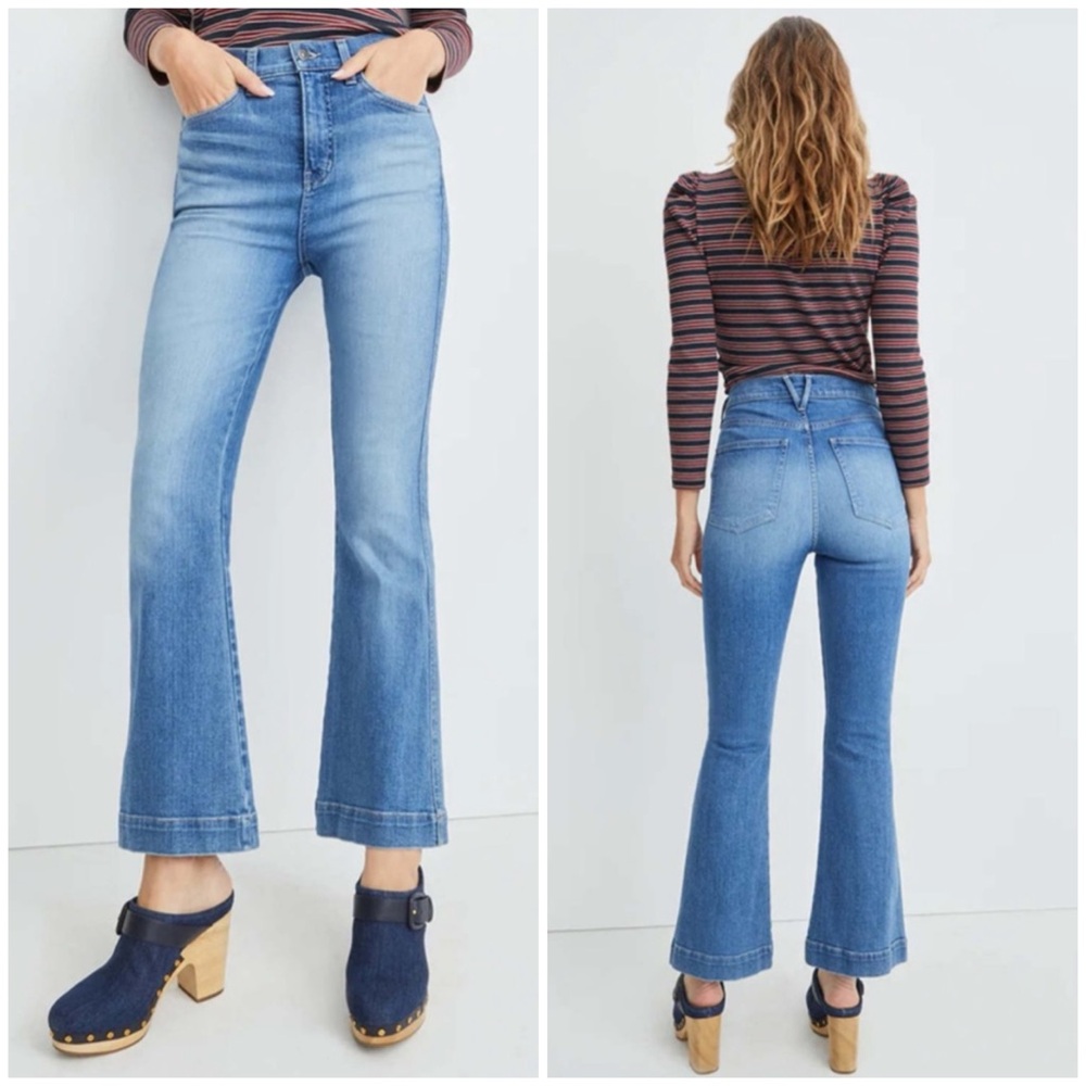Veronica Beard Carson high rise kick flare jeans